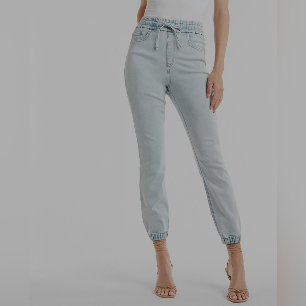 High Waisted Jogger Jeans